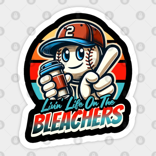 Living Life on the Bleachers Sticker by BankaiChu